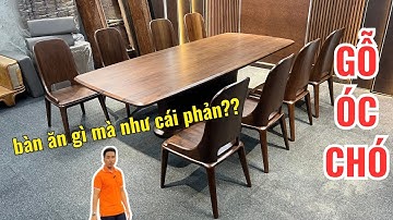 BÀN GHẾ ĂN GỖ ÓC CHÓ | NỘI THẤT GỖ ÓC CHÓ NHẬP KHẨU | SOFA GỖ ÓC CHÓ