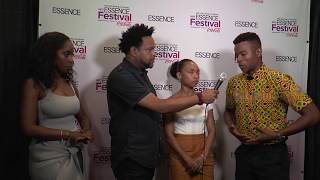 Jawn Murray interviews cast of Netflix's "Dear White People" at Essence Festival