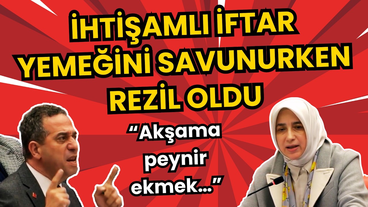 Özlem Zengin ihtişamı savunmaya çalışırken rezil oldu! “Akşama peynir ekmek…”