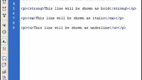 HTML Tutorials - Font Tags (bold, italic, underline) - Succeed2k.com