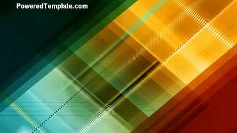 Abstract Color Design PowerPoint Template by PoweredTemplate.com