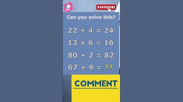 Can You Solve This ? #maths #puzzle #trending #challenge #viralchallenge #iqtest #shortvideo #shorts