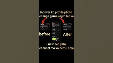 how to change indriver profile picture #indrivernepal #indriver #indriverapp #onlileearningapp