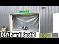 How To Build A DIY Paint Booth! The Perfect DIY Paint Booth In My Pole Barn / Garage! #Area51booth