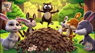 Molly the Digging Mole 🎵 English Kids Song about the Mole 🎵 Animals Song #EKM