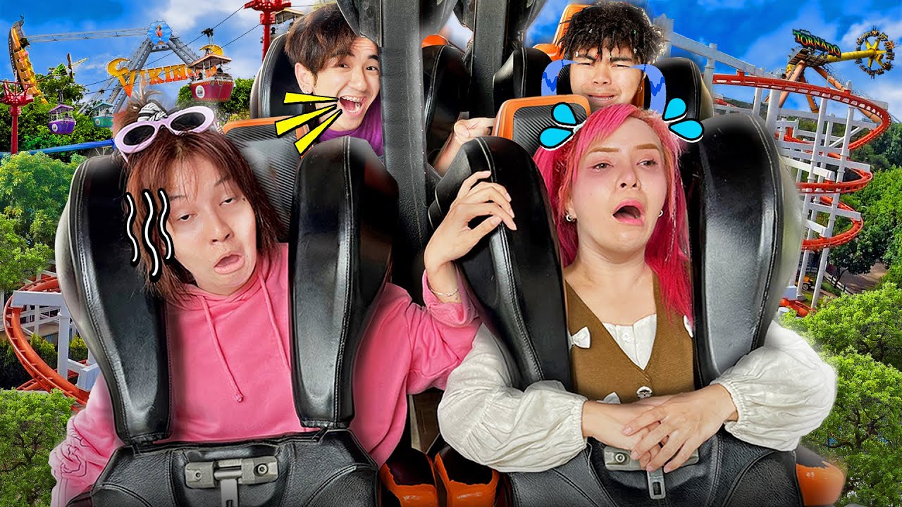 ขึ้นรถไฟเหาะครั้งแรก!! มามี๊จะเป็นลม เจเคจะเป็นบ้า น้าแป๊ะร้องไห้!!