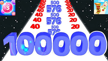 Number Master vs Jelly Run 2048 - NumberRun Infinity ( Max Level ) Update 15