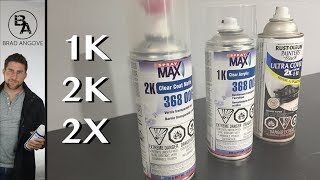 The difference between 1K, 2K, and 2X clear coat