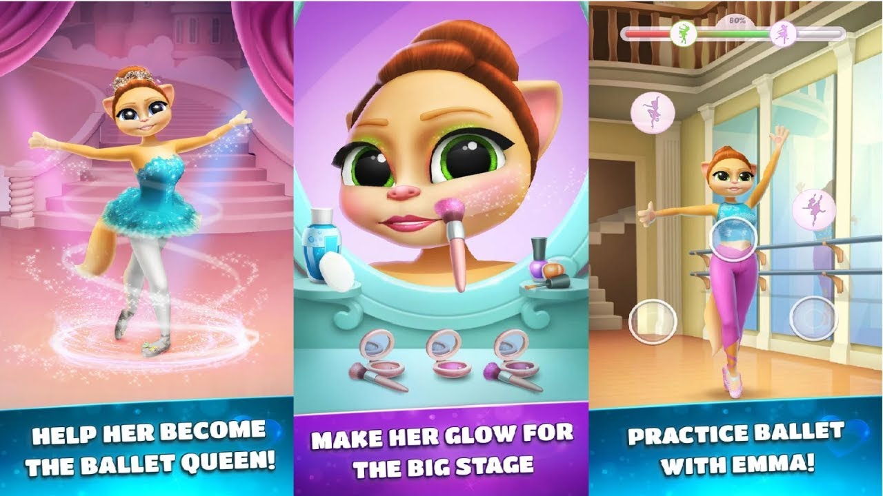 Talking Cat Emma - My Ballerina Android Gameplay