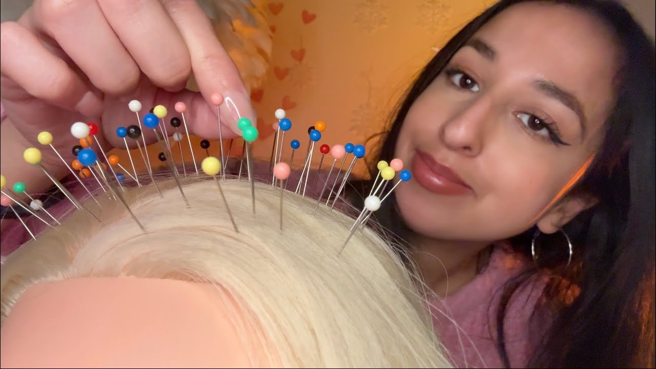 ASMR pov quiet girl plucks needles out your scalp... soo tingly