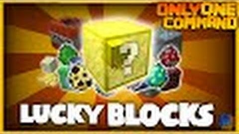Minecraft | Custom Command | LUCKY BLOCKS IN VANILLA MINECRAFT!!!!! (OOPS DID I TYPE IT WRONG?)