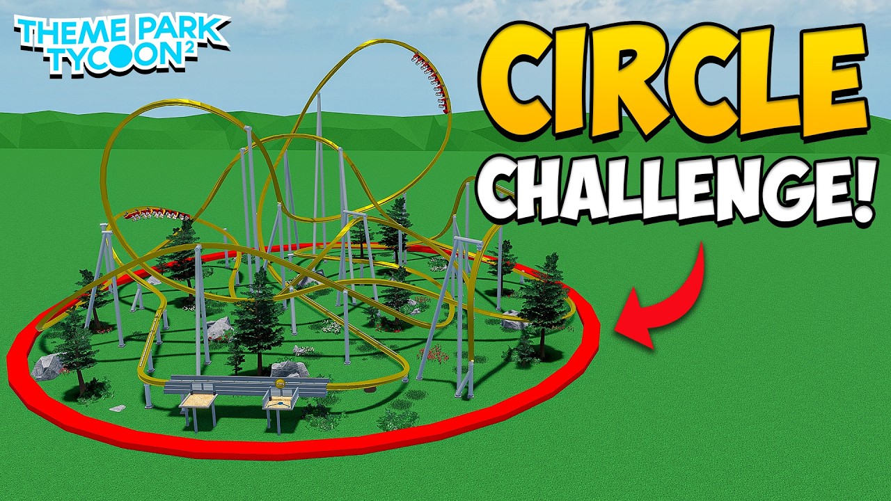 I Tried Building a Roller Coaster in a Perfect Circle in Theme Park Tycoon 2