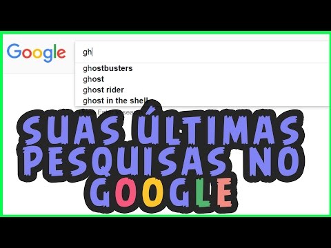 Como ver o histórico do Google e acessar todas as suas pesquisas