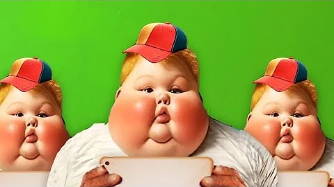 Scrolling through YouTube shorts until I find a green screen kid