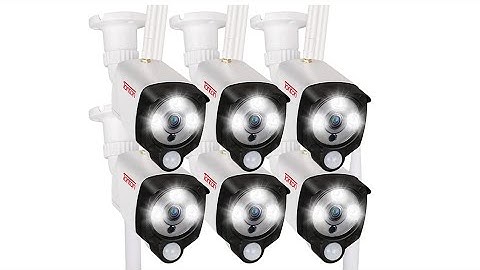 2K&2 Way Audio&Thermal Detect Tonton Security Camera System Wireless,10CH NVR