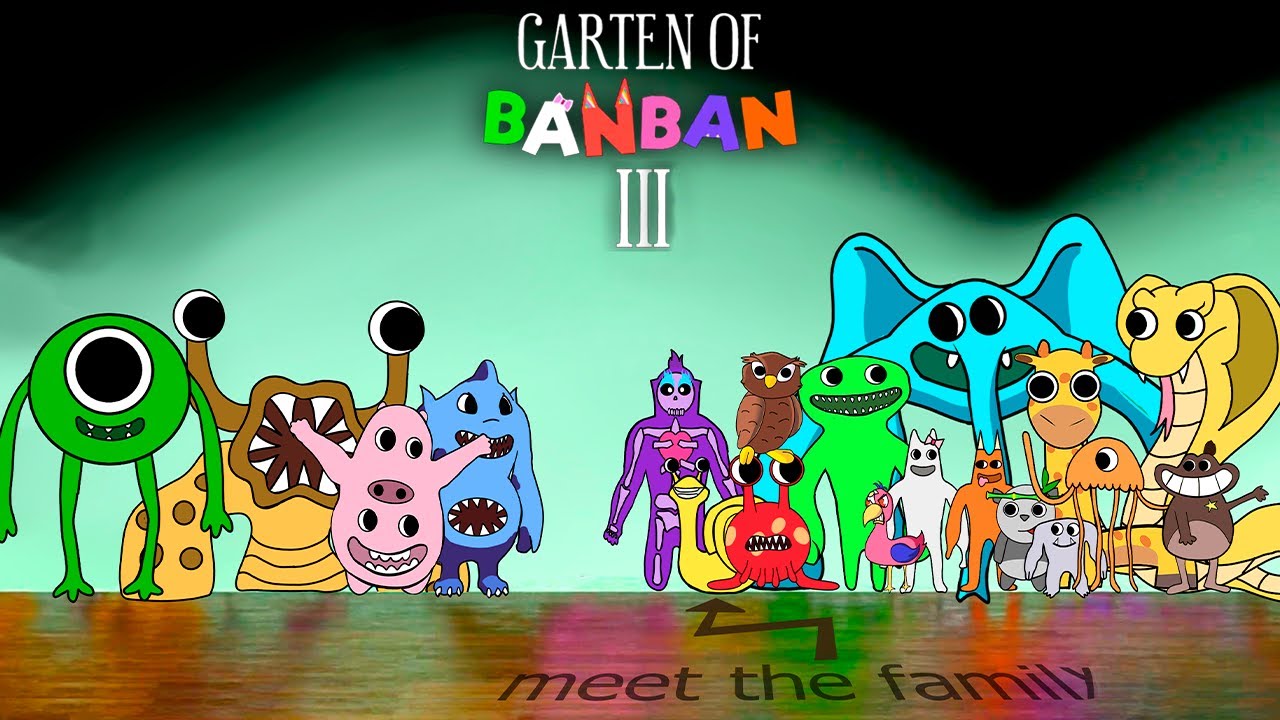 Garten of Banban 5! New Gameplay Video! Garten of Banban 3 and 4
