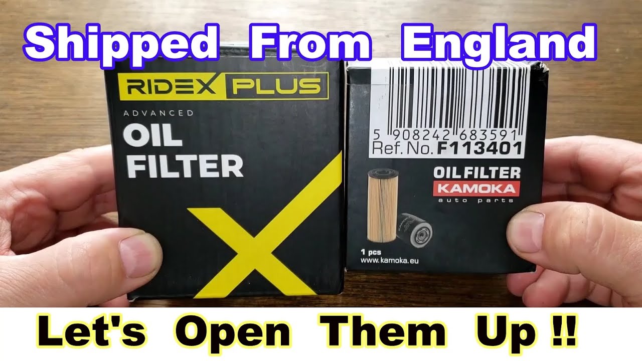 Ridex Oil Filter 700018P vs. Kamoka Oil Filter F113401 Oil Filter Cut