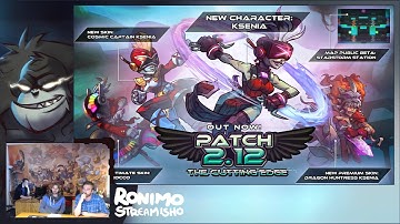 Ronimo Streamisho - Awesomenauts 2.12 Launch (September 2nd, 2015)