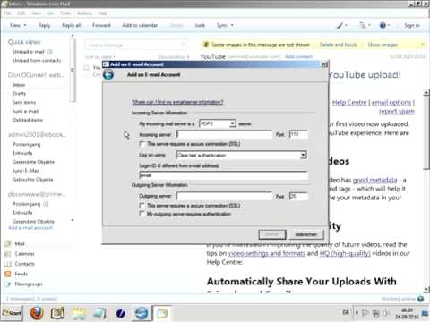 Windows Live Mail video 1