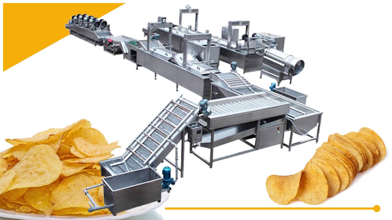 Potato Chips Production Line Crisp Chips Making Machine Manufacturer