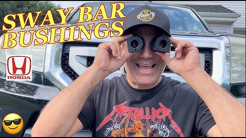 HONDA PILOT Front SWAY BAR BUSHING Replacement - How to Change Sway Bar Bushings on a Honda Pilot