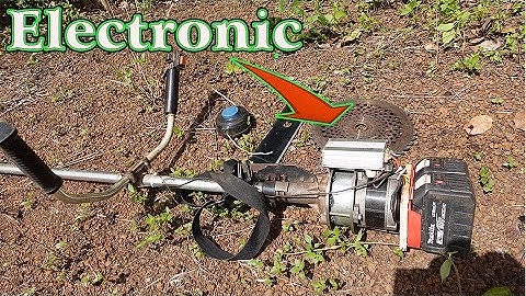 Chế tạo máy cắt cỏ dùng pin@Creative DIY