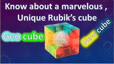 Geo cube Unboxing|First Impression|Latest Cube|Types of cubes | New cube #cubesuperfun