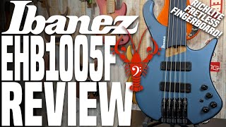 Ibanez EHB1005F Fretless Headless 5 String Bass - The F Also Stands for Fun! - LowEndLobster Review