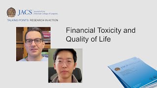 Financial Toxicity and Quality of Life