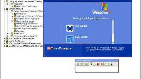 Microsoft Interactive Training (SBSI) for Windows XP Professional full demo