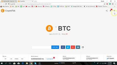 Get 1 Bitcoin For Free in one month  Bitcoin Mining Cryptotab Google Chrome