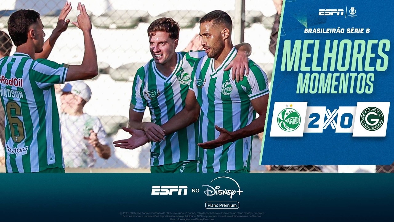 GOIÁS TEM DOIS EXPULSOS E JUVENTUDE VENCE 'TRANQUILO' COM GOL DE ALAN KARDEC | MELHORES MOMENTOS