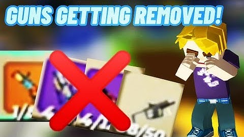 GUNS GETTING REMOVED! IN SKYBLOCK |BlockmanGo