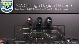 Details PCA Chicago Pre Event HPDE Classroom - Blackhawk Guide