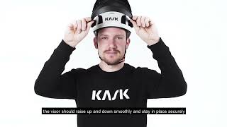 How To Attach A KASK Visor To Your Zenith X Helmet