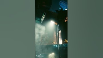 Cyberpunk 2077 Rain Walk: Night City Coastal to Corporate - Relaxing Ambience #shorts
