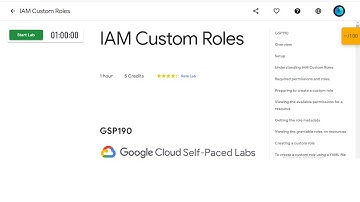 IAM Custom Roles | Qwiklabs GSP190