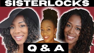 Most Common SISTERLOCKS Questions Answered! GRWM. Curled Locks Edition