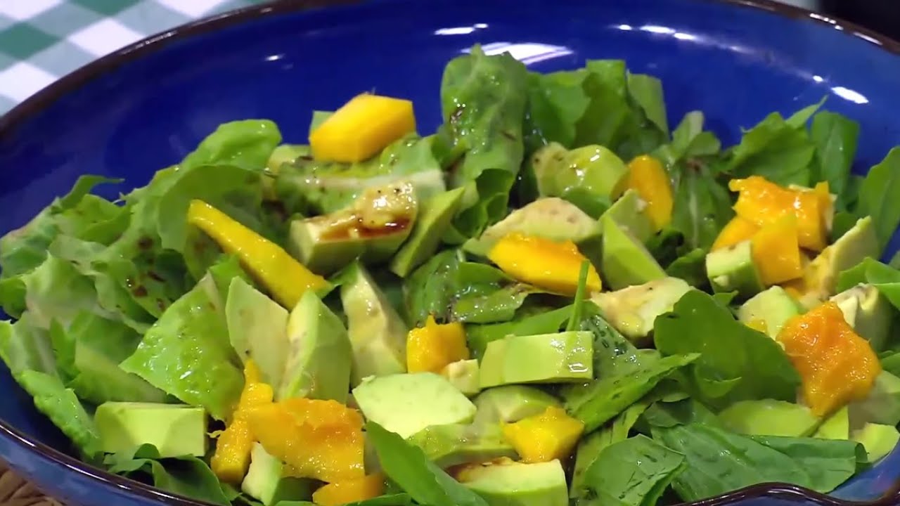 سلطة خضراء بالأفوكادو | أمانى رفعت