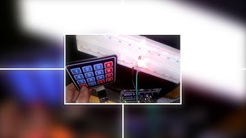 Arduino  Uno - Keypad Led Control