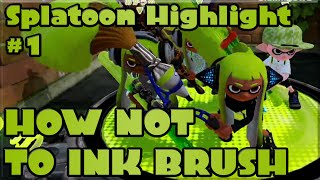 Splatoon Highlight: How not to Inkbrush