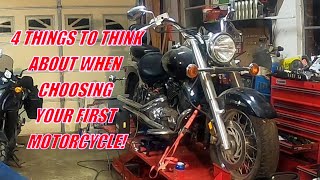4 Things To Consider When Selecting Your First Motorcycle!