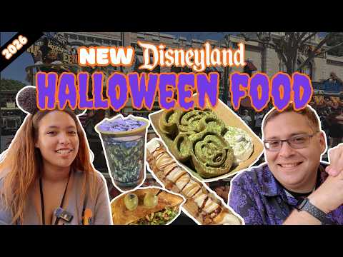2026 NEW Disneyland Halloween Treats | Tom and Eden Try Them All!