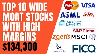 Top 10 Wide Moat Stocks With High Margins