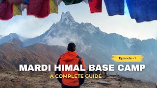 Mardi Himal Trek Annapurna Region Delhi To Nepal Budgetd Himalayan Trek Episode 1