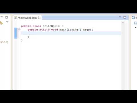 Java Programming Tutorial 1 - Hello World Program