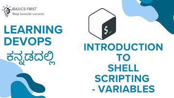 Shell Scripting Variable - Learn Devops in Kannada #devops  #kannada #shellscripting #shellscripts