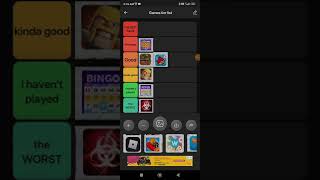 Ranking games app name:Tier list screenshot 3