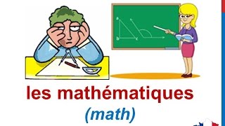 French Lesson 39 - SCHOOL SUBJECTS in French - Les matières scolaires Materias escolares en francés