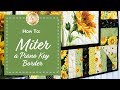How To Miter a Piano Key Border | a Shabby Fabrics Quilting Tutorial